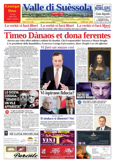 Prima pagina di Febbraio 2021