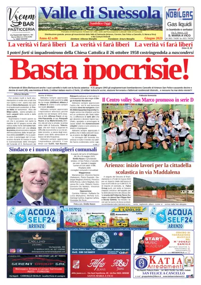 Prima pagina di Giugno 2023