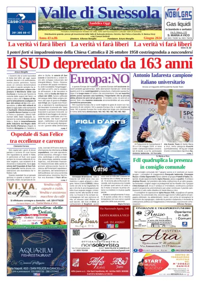Prima pagina di Giugno 2024